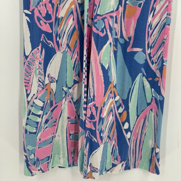 Lilly Pulitzer Georgia May Out to Sea Palazzo Pants Pull On Stretch Size XS - Picture 4 of 11